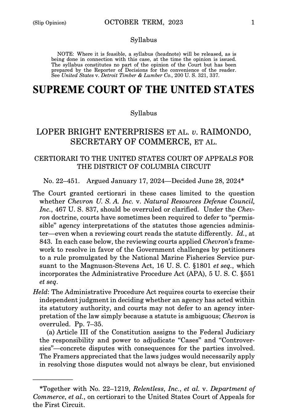 Crypto won big in the Supreme Court's Loper Bright decision