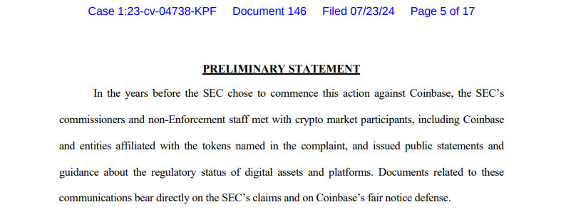 Coinbase files motion to compel in ongoing fight to get Gensler’s emails