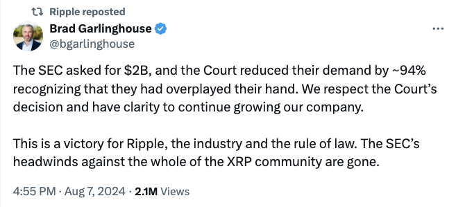 Ripple vs. SEC: ‘Victory,’ or another chapter in the legal battle?