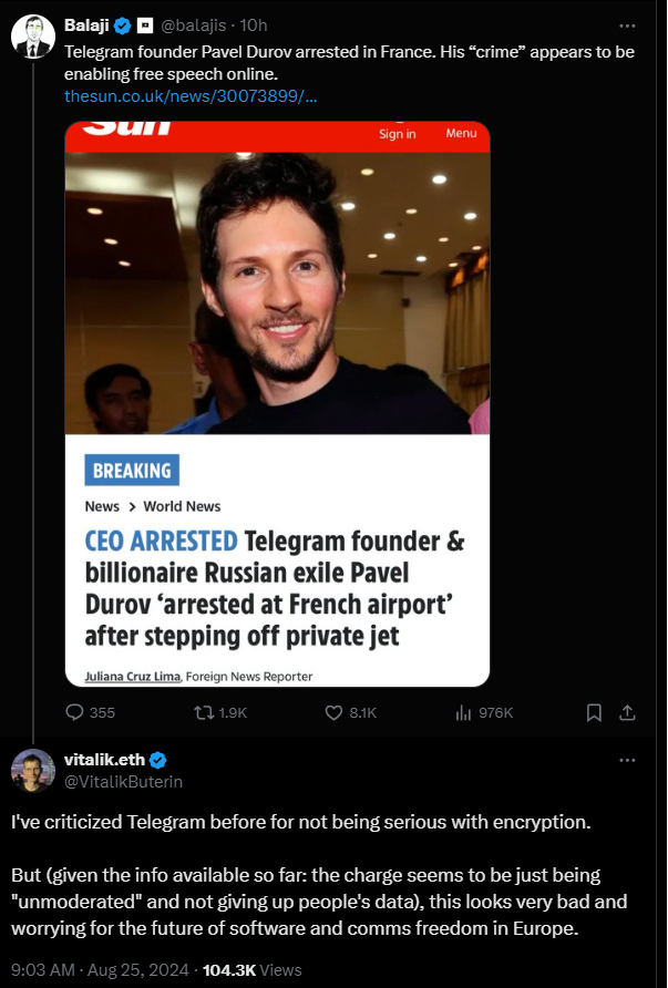 Telegram founder Pavel Durov arrested — What we know so far