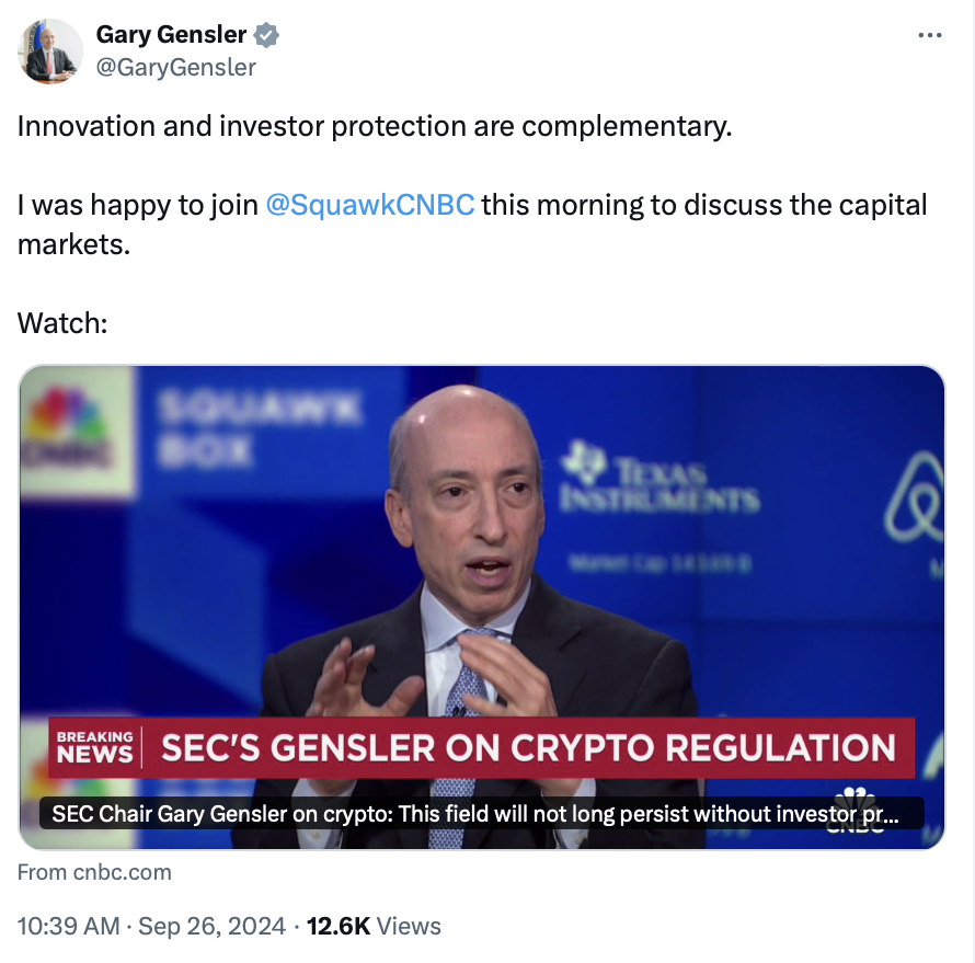 SEC Chair Gensler plugs changes to exchange definition that worries crypto 