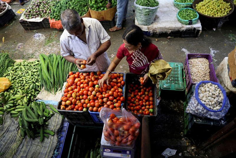 Food pushes India's retail inflation to nine-month high in September