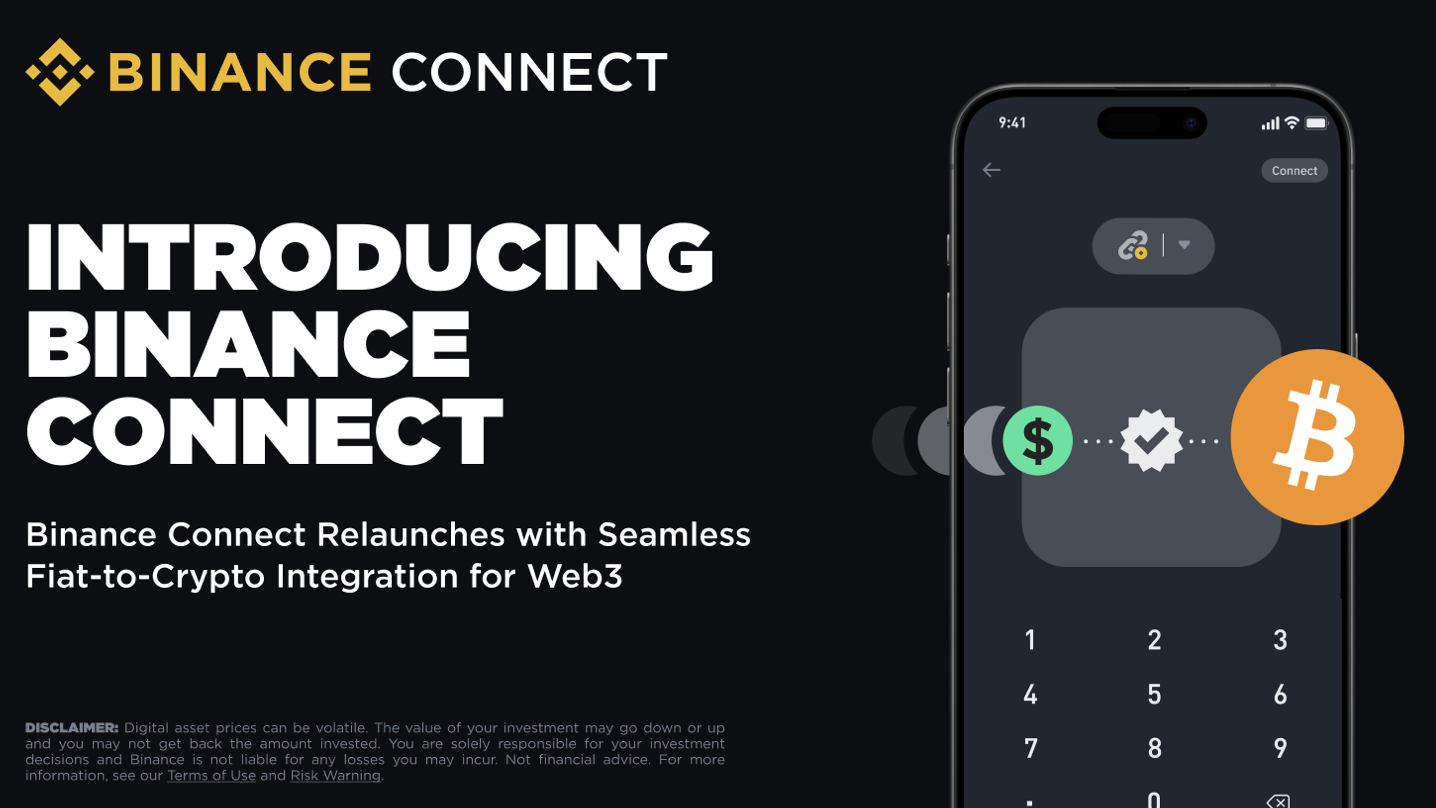 Binance Connect relaunches with integrated crypto-to-fiat service