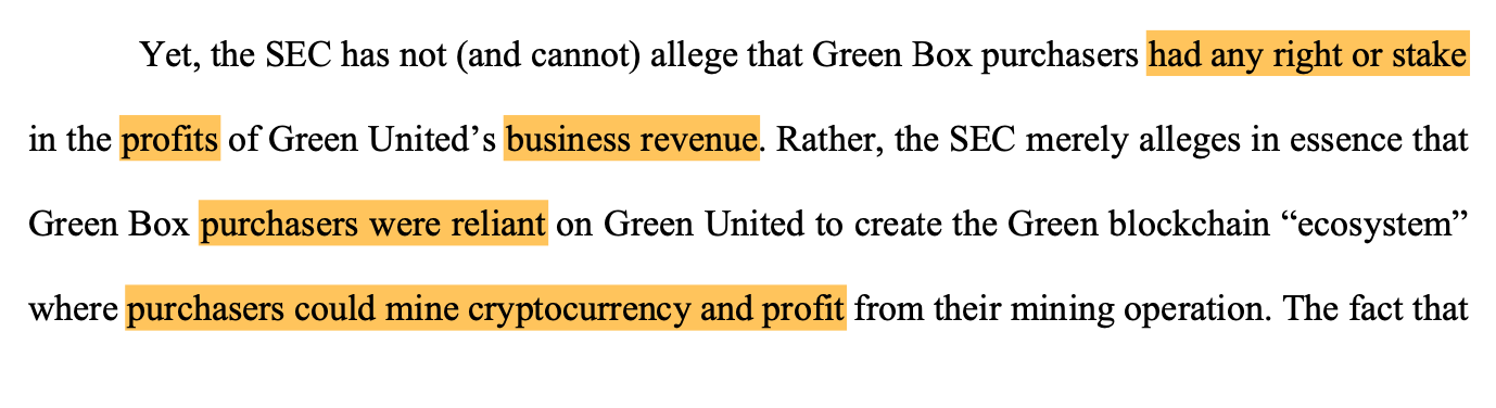 Green United promotor asks to appeal SEC’s $18M crypto mining fraud case