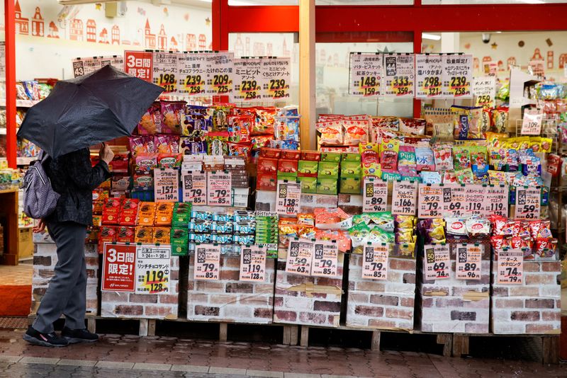 Japan October inflation likely eased, exports picked up - Reuters poll