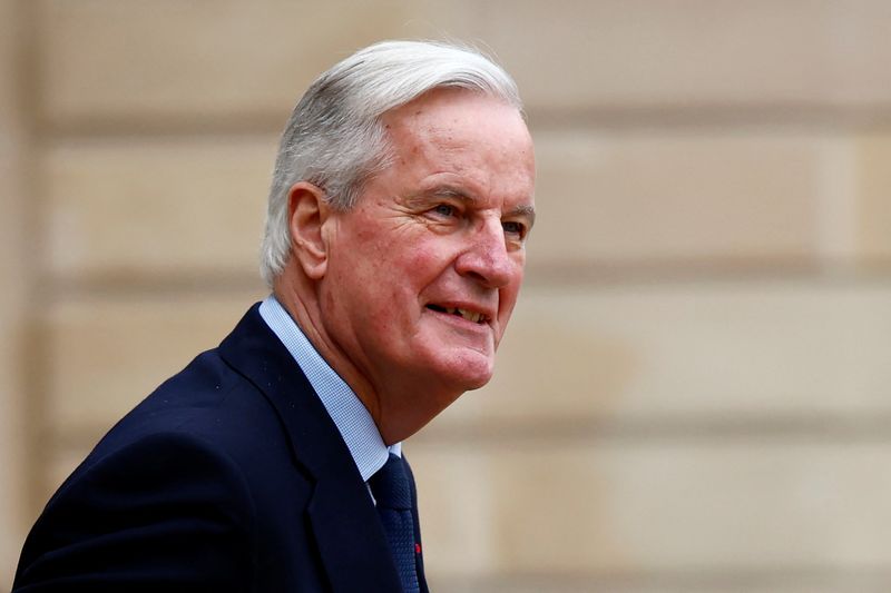 French markets wracked by budget fears; Barnier warns of 'big storm'