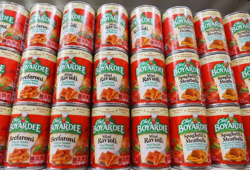 Exclusive-Slim Jim maker Conagra exploring sale of Chef Boyardee, sources say