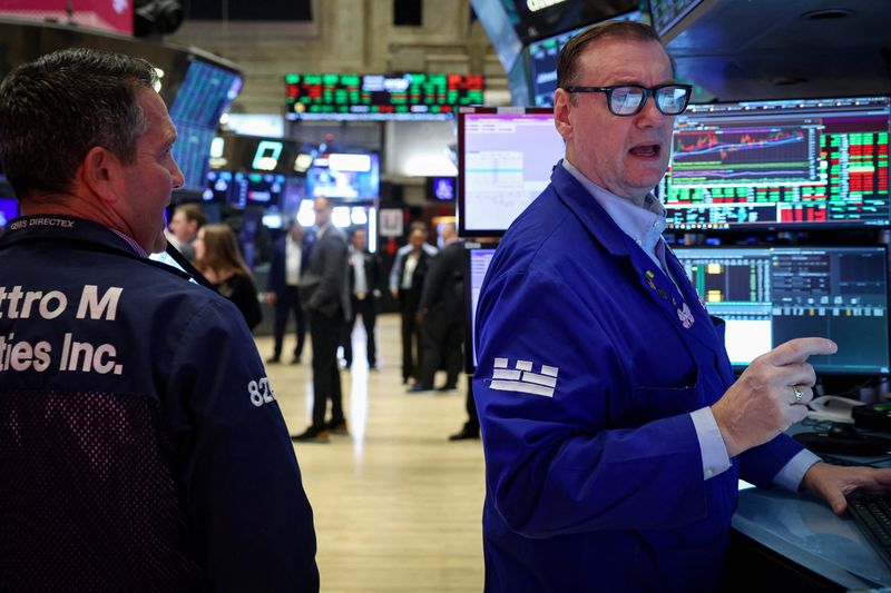 Wall St indexes edge down ahead of inflation data