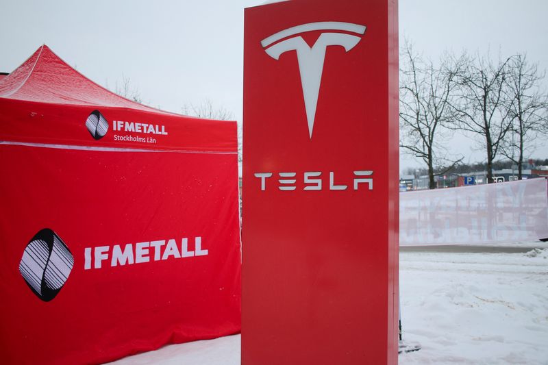 Tesla seeks Sweden court order in protracted labour union conflict