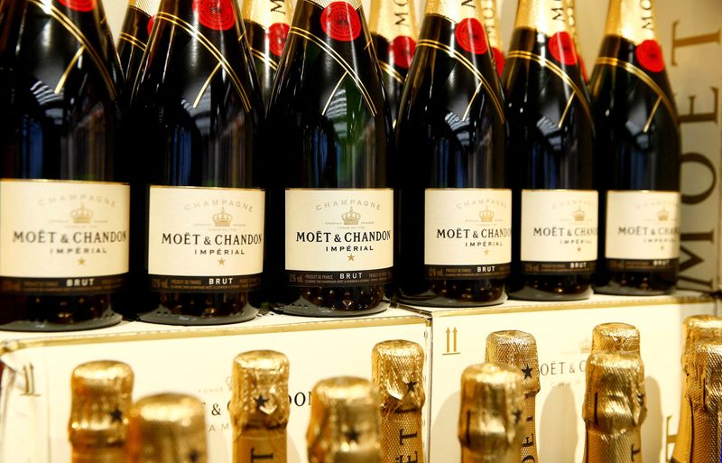 LVMH says 'impossible' to control final sales point after report of champagne shipments to Russia