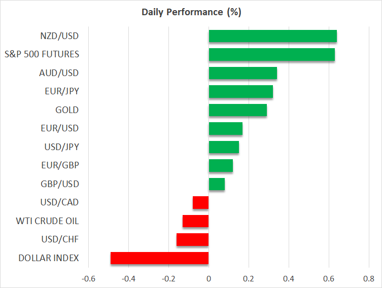 US Dollar Dips on Hopes of Gradual Tariffs Ahead of Inflation Data