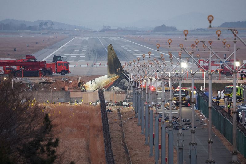 South Korea to remove concrete embankment blamed for exacerbating deadly plane crash