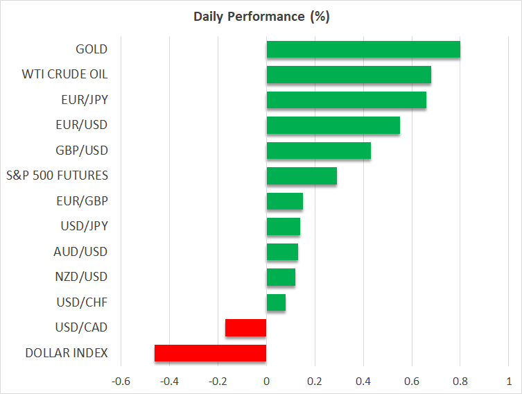 Stock Selloff Eases but US Dollar’s Wounds Deepen Amid Tariff Turmoil